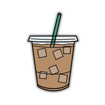 Iced Coffee Sticker