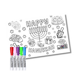 Hanukkah Wipeable Placemats