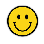 Yellow Smiley Face Sticker