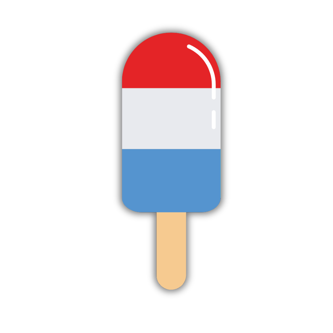 Rocket Popsicle Sticker