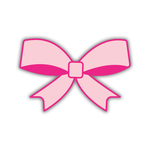 Pink Bow Sticker