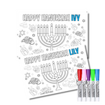 Hanukkah Wipeable Placemats