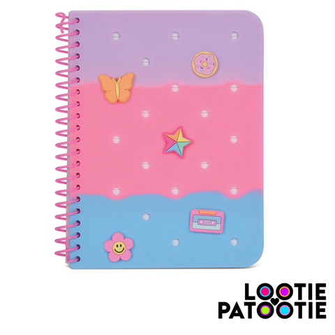 JIBBITZ NOTEBOOK TIE DYE CHARMED
