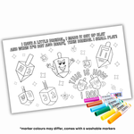 Pack of 5 Hanukkah Single Use Placemats