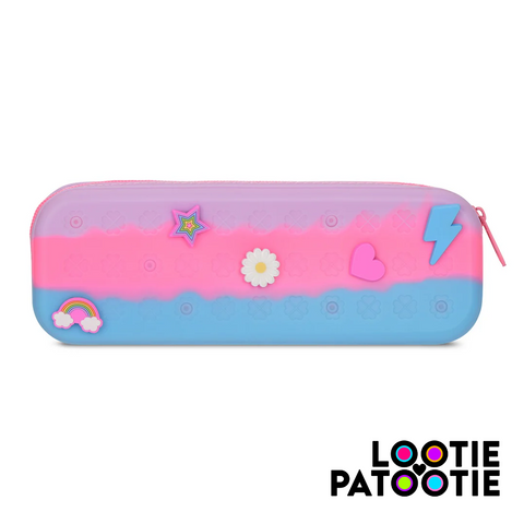 JIBBITZZ PENCIL CASE Tie Dye Charmed