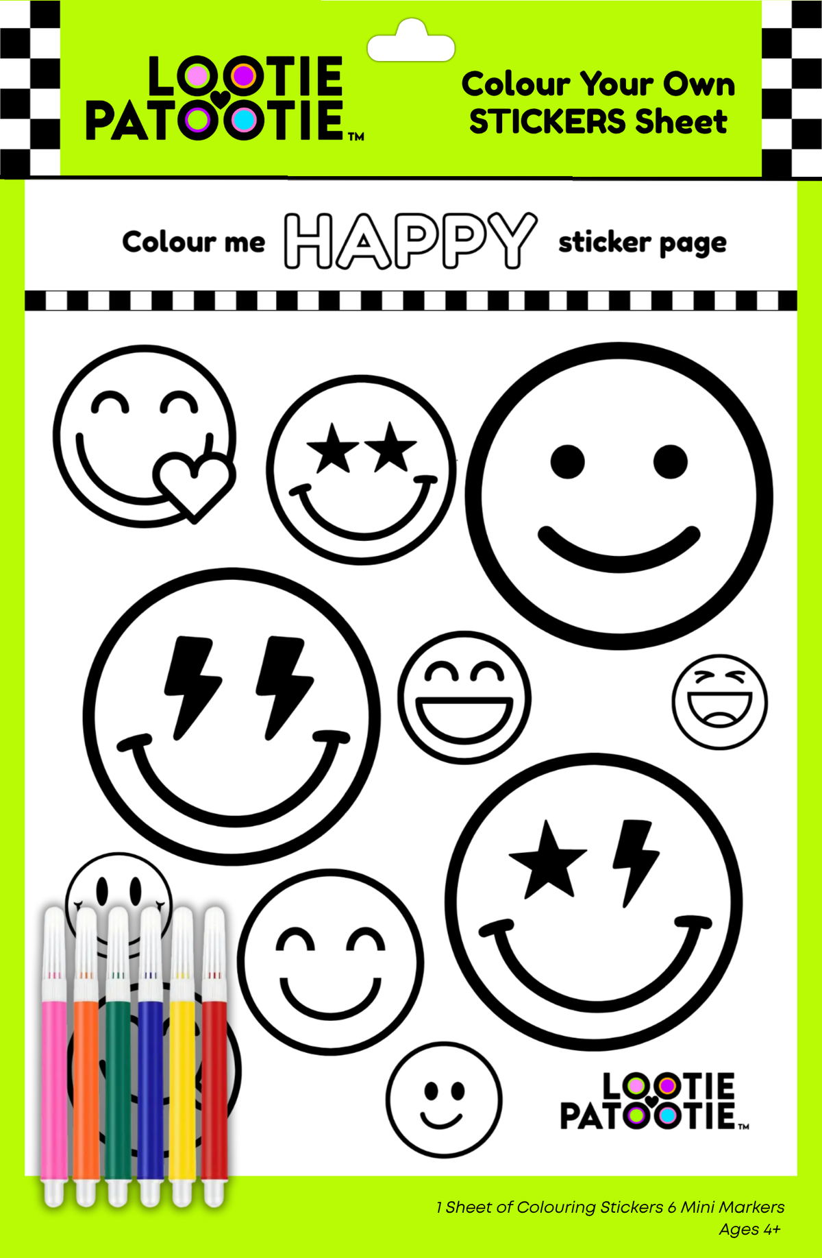 Colour Me Happy Stickers