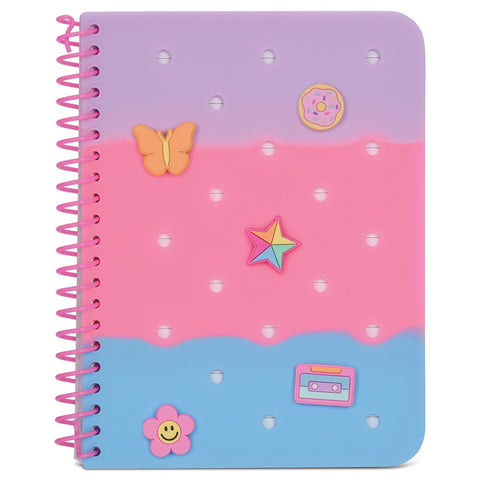 JIBBITZ NOTEBOOK TIE DYE CHARMED