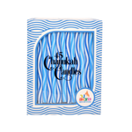 Hanukkah Candles Blue & White Waves
