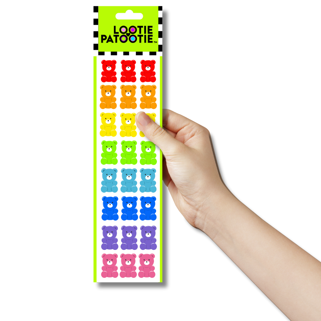 All Gummy Bears Sticker Strip