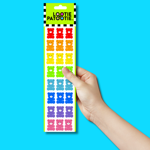 All Gummy Bears Sticker Strip
