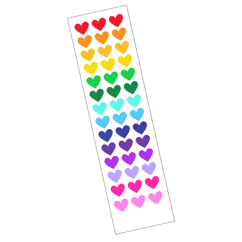 All Hearts Sticker Strip