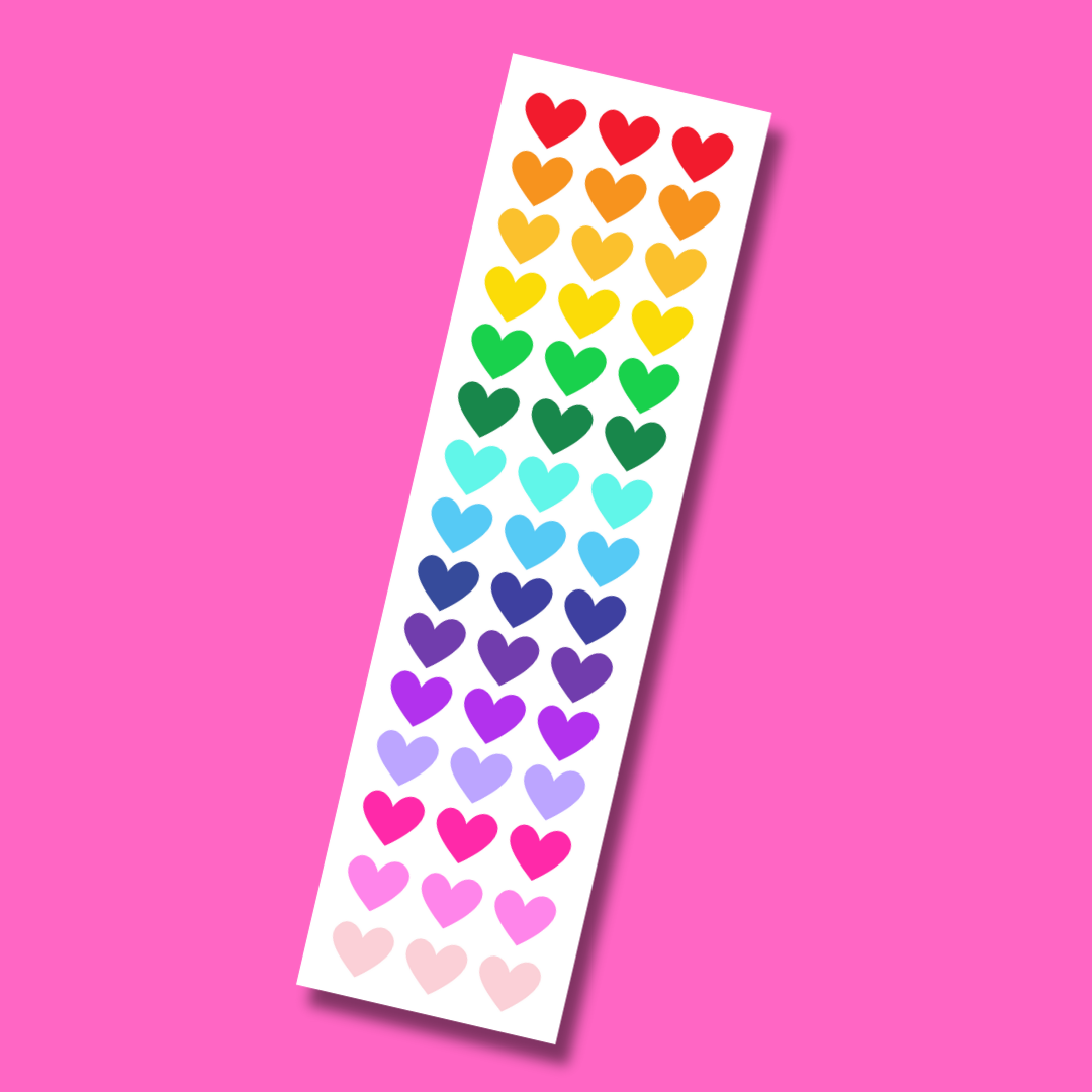 All Hearts Sticker Strip