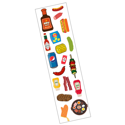 BBQ Sticker Strip