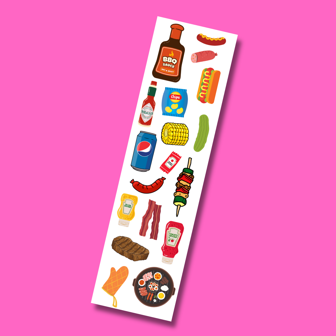 BBQ Sticker Strip