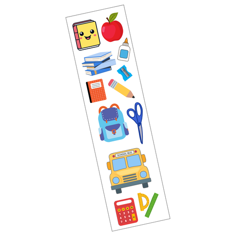 Back to School Sticker Strip