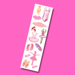Ballet Sticker Strip