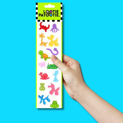 Balloon Animals Sticker Strip