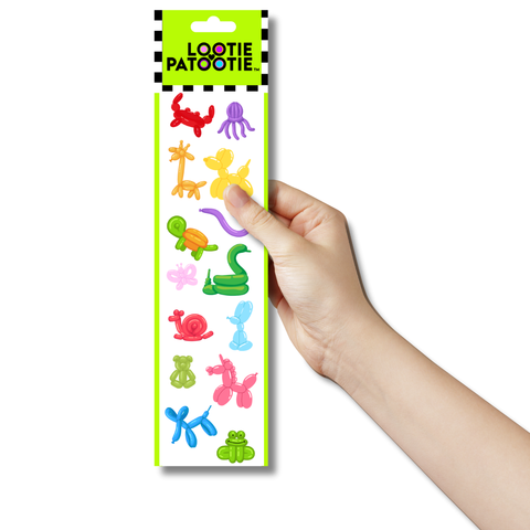 Balloon Animals Sticker Strip