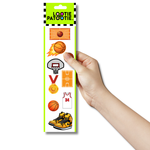 Basketball Sticker Strip