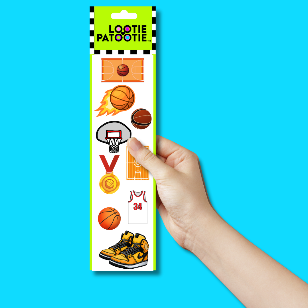 Basketball Sticker Strip