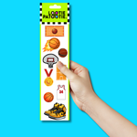 Basketball Sticker Strip