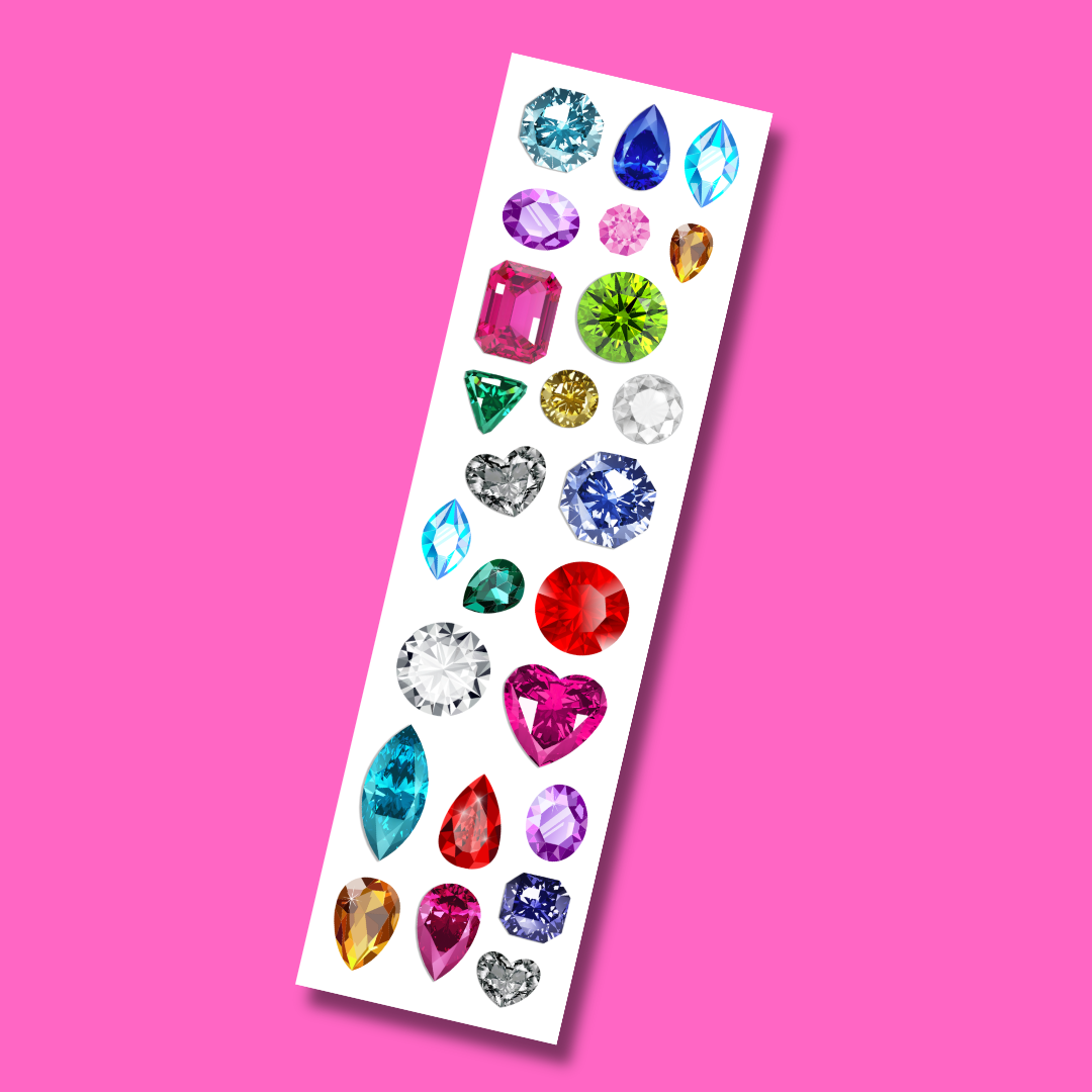 Bejeweled Sticker Strip