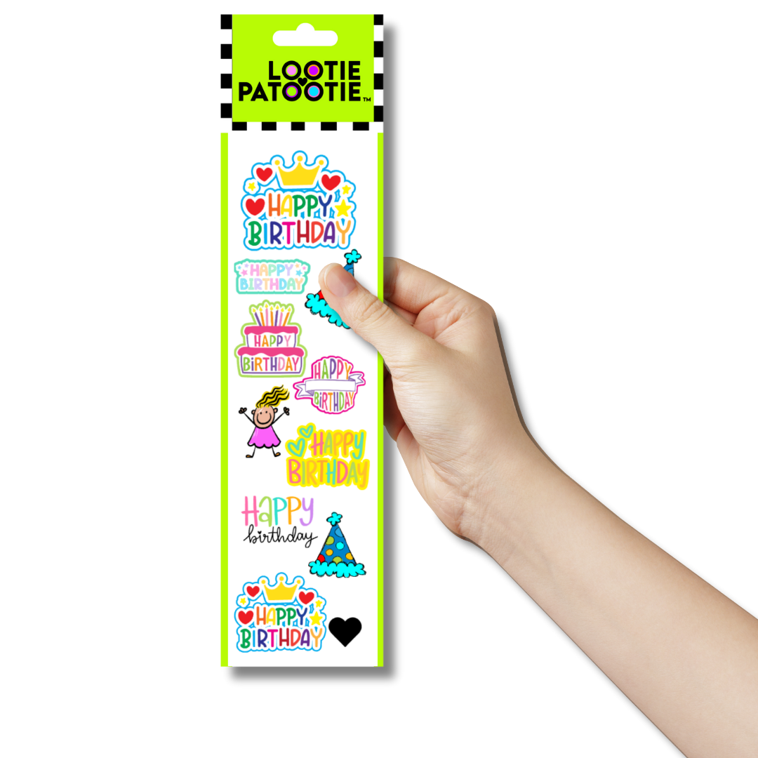 Birthday Sticker Strip