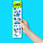 Blue Sticker Strip