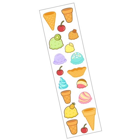 Build-a-Cone Sticker Strip
