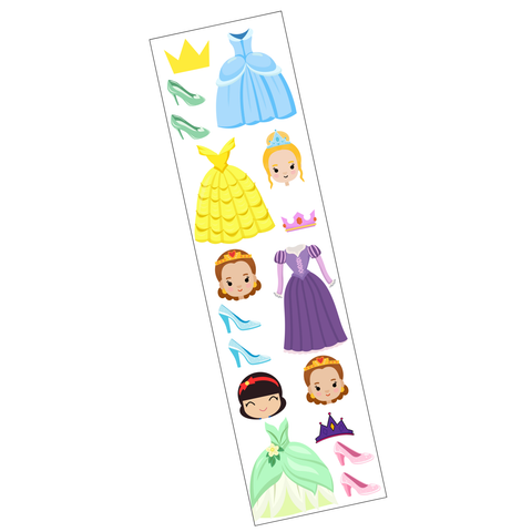 Build-a-Princess Sticker Strip