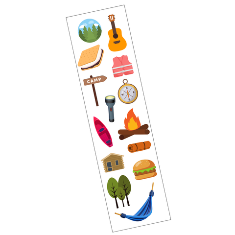 Camp Sticker Strip