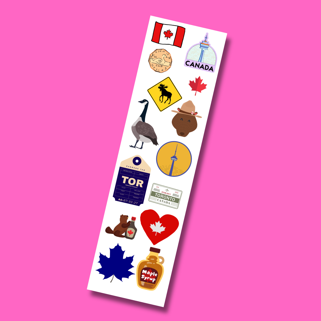 Canada Sticker Strip