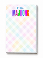 Mahjong Plaid Notepad