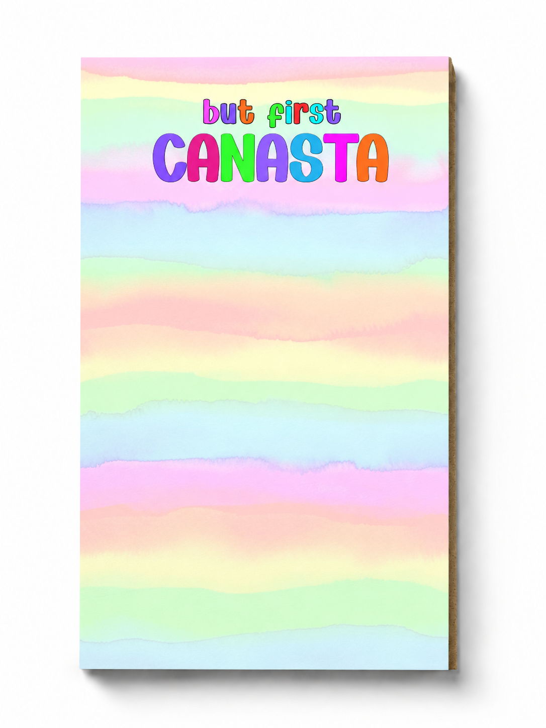But First Canasta Notepad