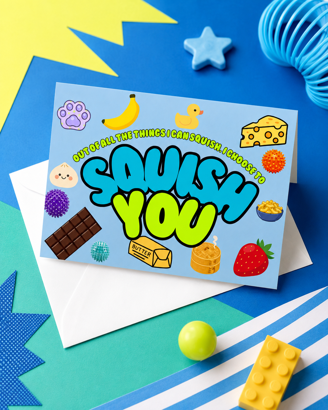Squish You Notecard