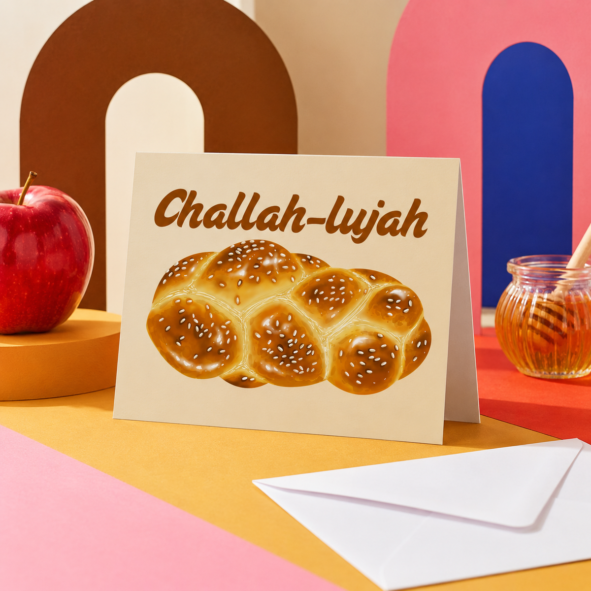 Challah-lujah Notecard