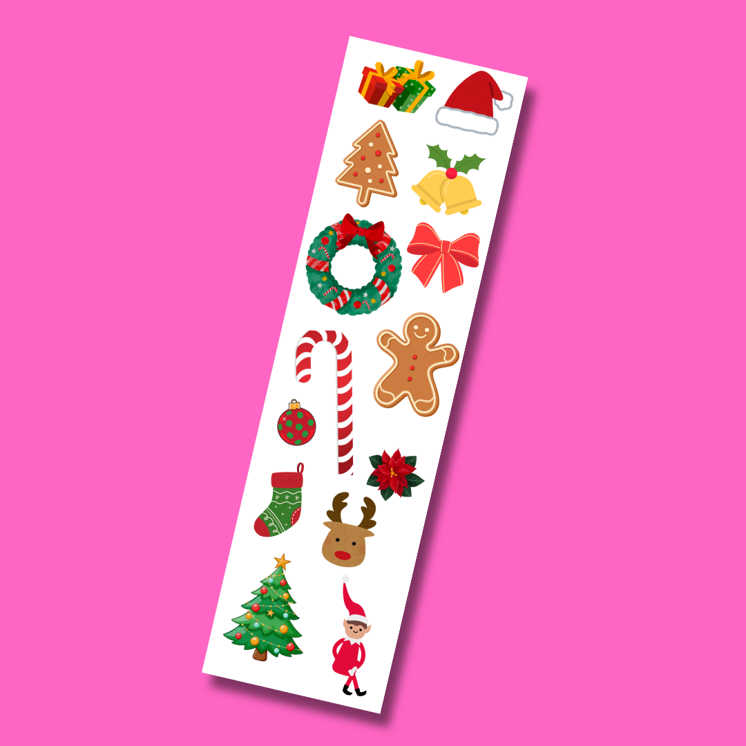Christmas Sticker Strip