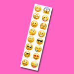 Emoji Emotions Sticker Strip