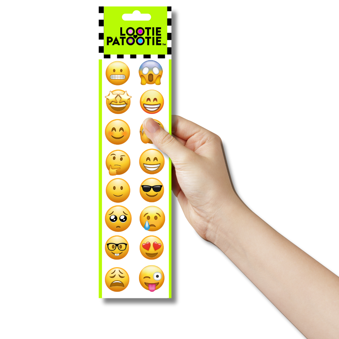 Emoji Emotions Sticker Strip