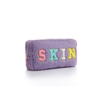 Fuzzy Patched Toiletry Bag