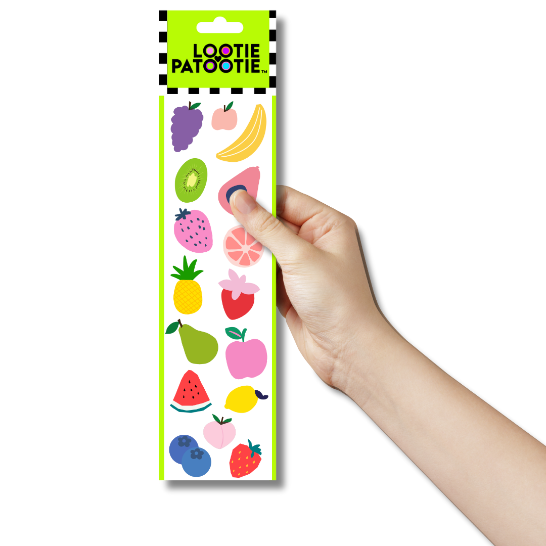 Fancy Fruit Sticker Strip