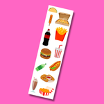 Fast Food Sticker Strip