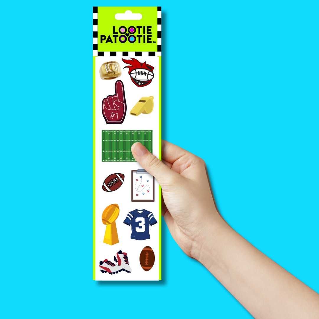 Football Sticker Strip