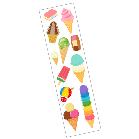 Frozen Treats Sticker Strip