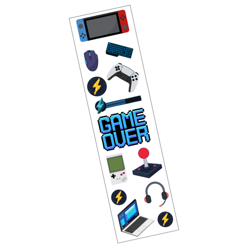Game Over Sticker Strip