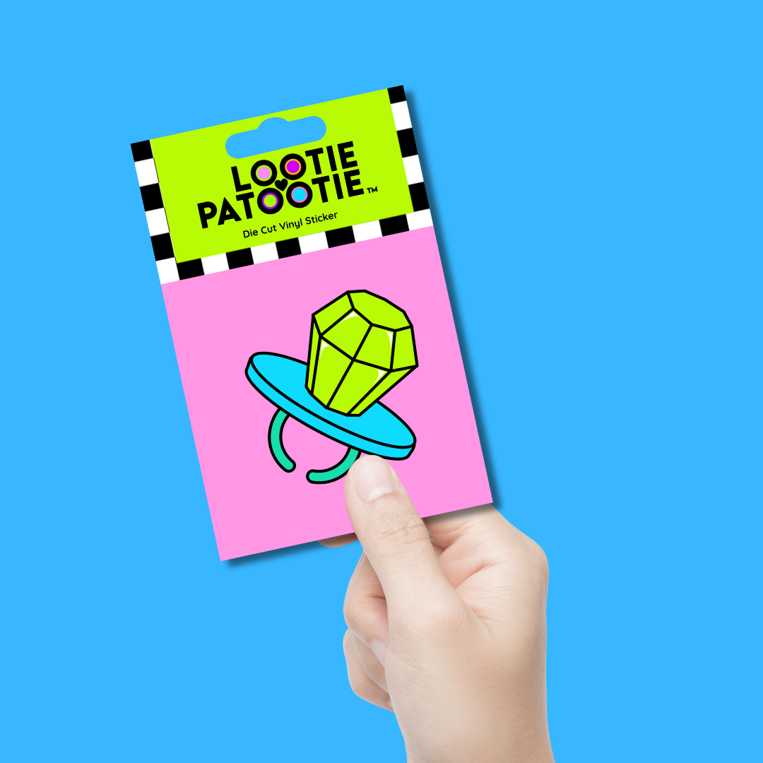 Green Ring Pop Sticker