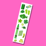 Green Sticker Strip
