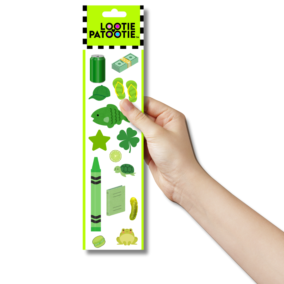 Green Sticker Strip