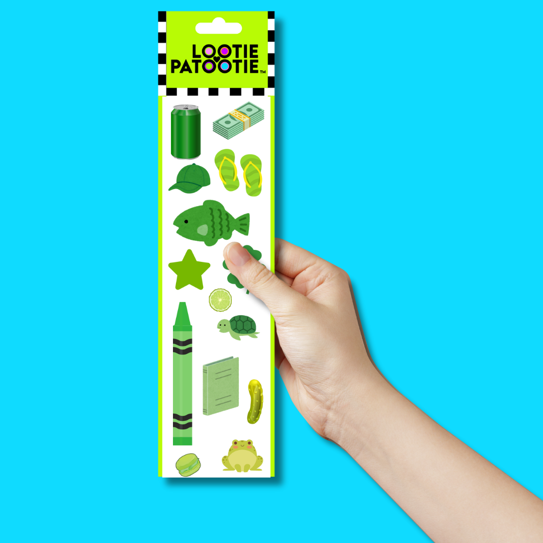 Green Sticker Strip