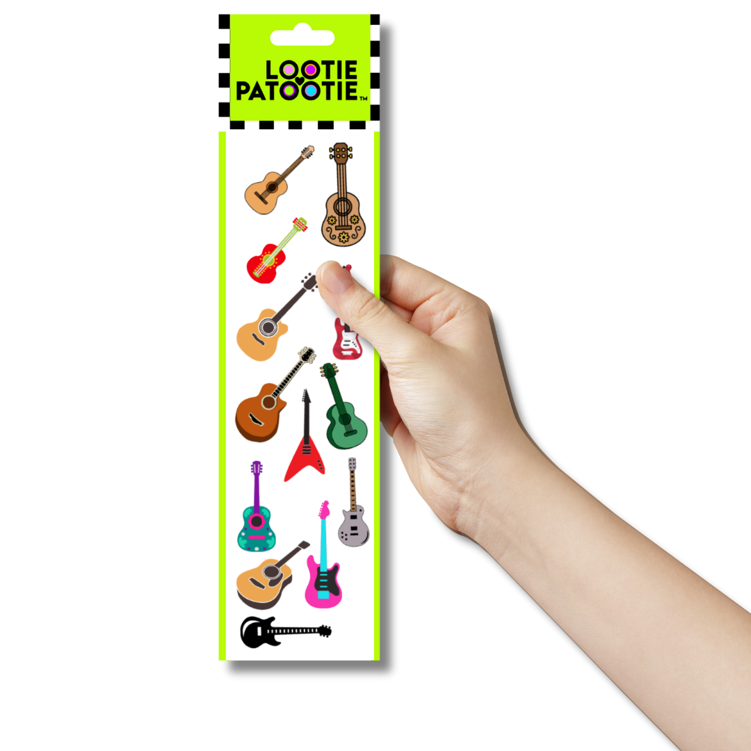 Guitars Sticker Strip